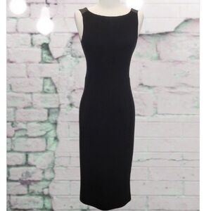 Alice and Olivia black fitted dress